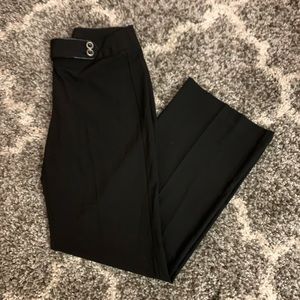 Tara Ryan Black Dress Pants With Faux Belt
